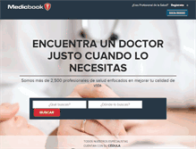 Tablet Screenshot of medicbook.com.mx